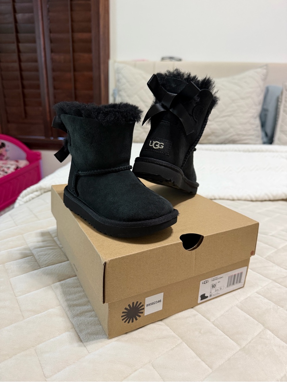Kids Black UGG Boots